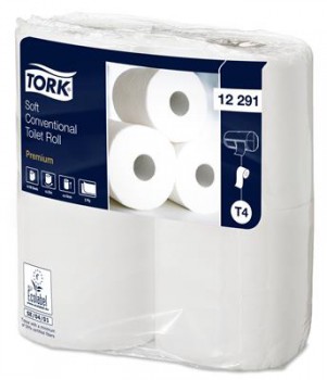 Toiletpapier traditioneel soft Premium 25m (Systeem T4)